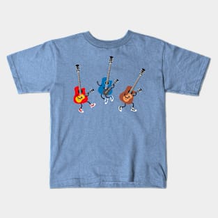 Dancing guitars Kids T-Shirt